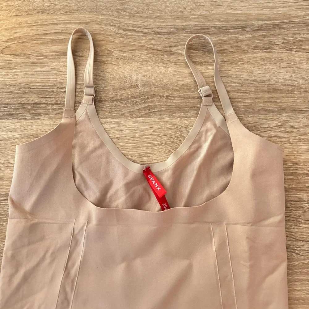SPANX SPANXsculpt OnCore Nude Open-Bust Brief‎ Sculpting Body Shaper Bodysuit XL